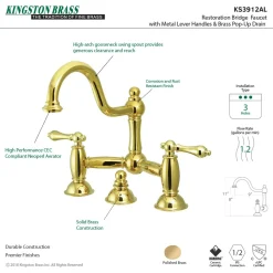 Outlet Restoration Bathroom Bridge Faucet 8
