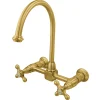 Discount Restoration 8" Centerset Wall Mount Kitchen Faucet Wall Mounted Kitchen Faucets