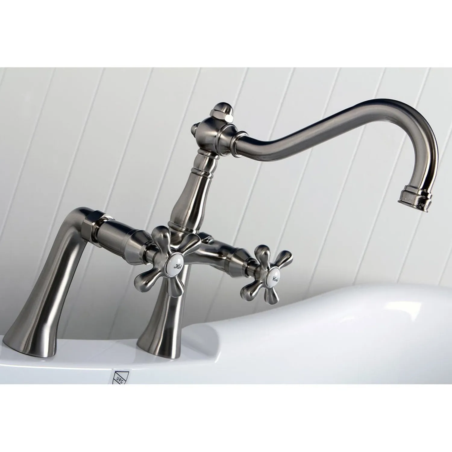 Hot Restoration Clawfoot Tub Bridge Faucet Tub Faucets