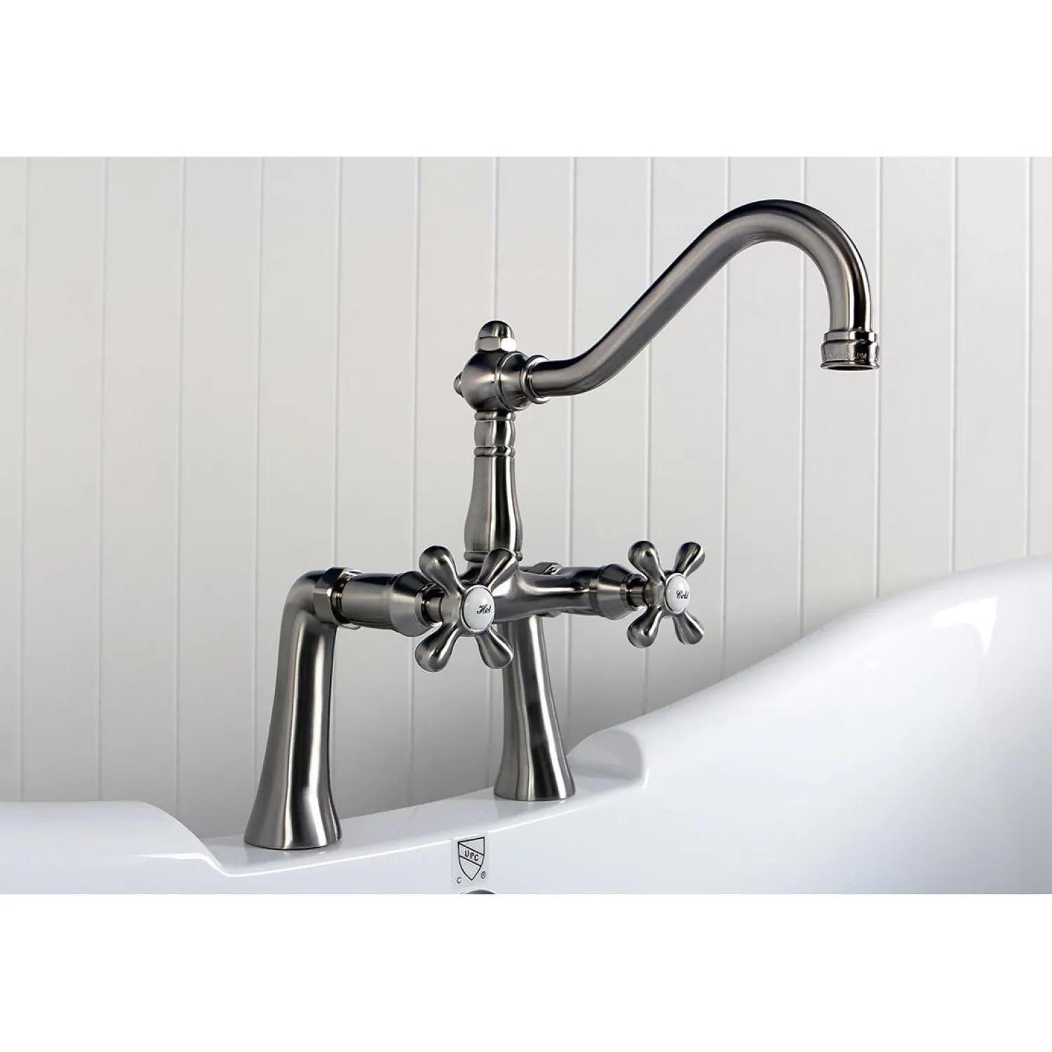 Hot Restoration Clawfoot Tub Bridge Faucet Tub Faucets