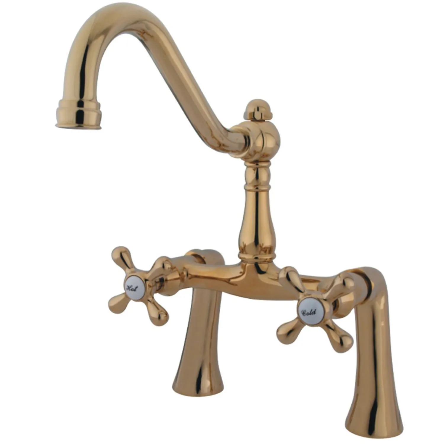 Hot Restoration Clawfoot Tub Bridge Faucet Tub Faucets