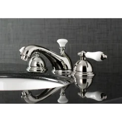 Hot Restoration Deck Mount 8-Inch Widespread Bathroom Faucet 8