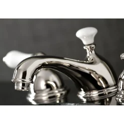 Hot Restoration Deck Mount 8-Inch Widespread Bathroom Faucet 8
