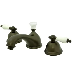 Hot Restoration Deck Mount 8-Inch Widespread Bathroom Faucet 8