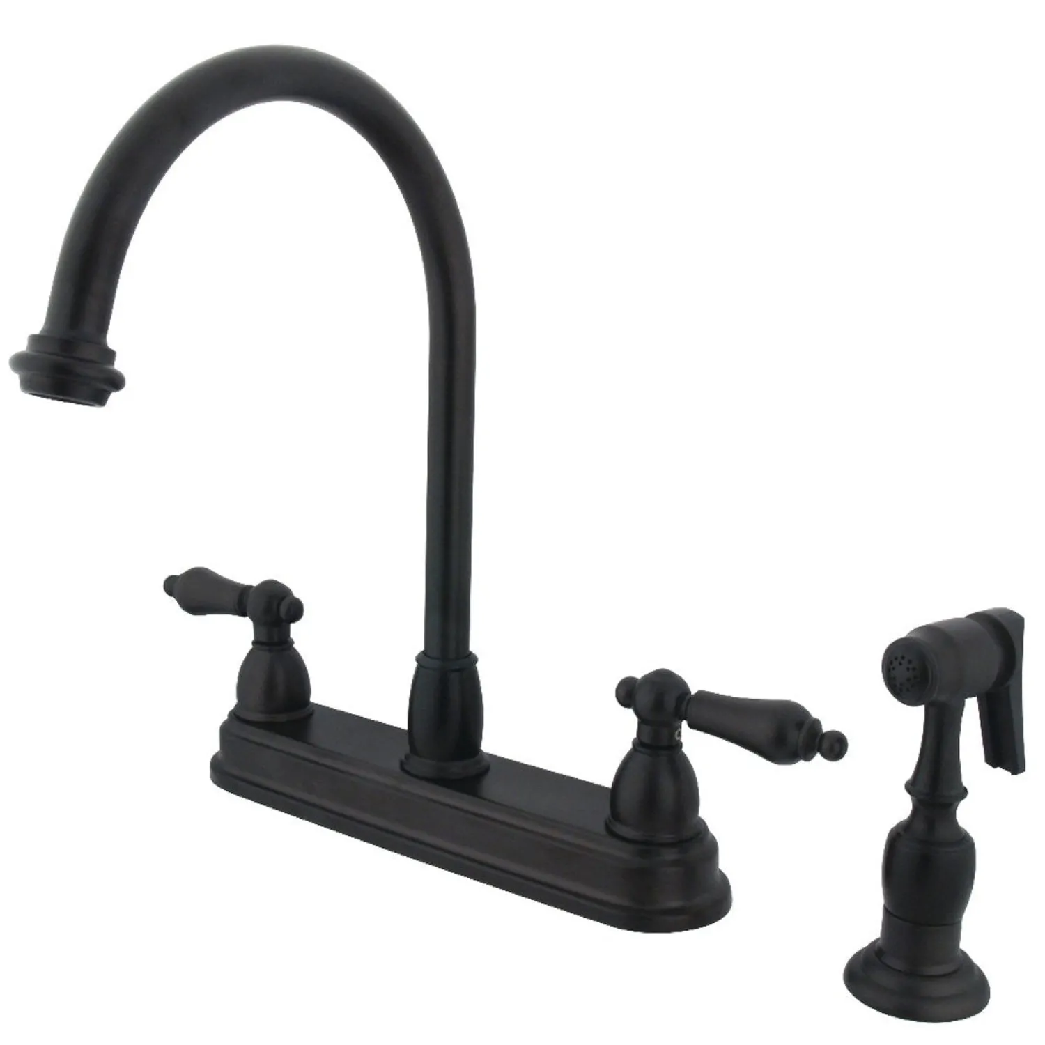 Hot Restoration 2-Handle Centerset Kitchen Faucet Faucets With Side Spray