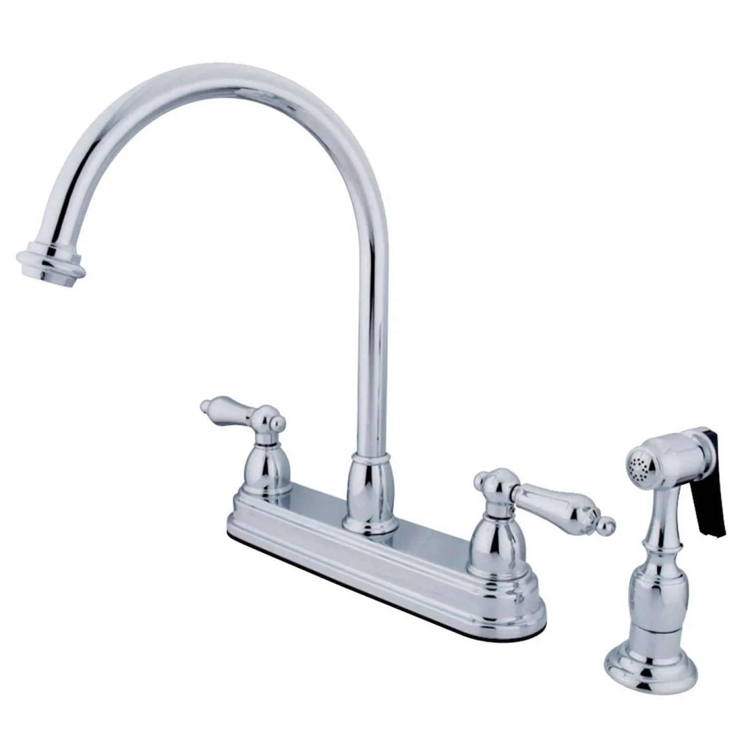 Hot Restoration 2-Handle Centerset Kitchen Faucet Faucets With Side Spray