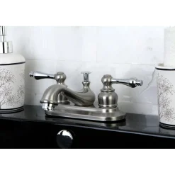 Discount Restoration 2-Handle 4-Inch Centerset Bathroom Faucet 4" Center Set