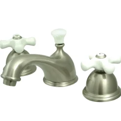 Online Restoration 3-Hole 8-Inch Widespread Bathroom Faucet 8