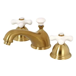 Online Restoration 3-Hole 8-Inch Widespread Bathroom Faucet 8