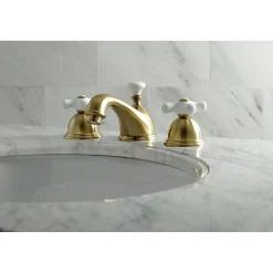 Online Restoration 3-Hole 8-Inch Widespread Bathroom Faucet 8