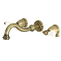 Best Restoration 2-Handle 3-Hole Wall Mount Roman Tub Faucet Tub Faucets