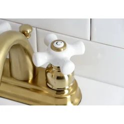 New Restoration 4-Inch Centerset Deck Mount Bathroom Faucet 4