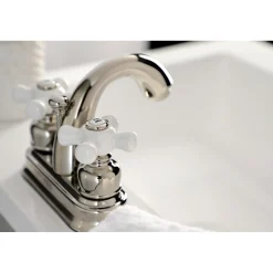 New Restoration 4-Inch Centerset Deck Mount Bathroom Faucet 4