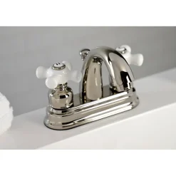 New Restoration 4-Inch Centerset Deck Mount Bathroom Faucet 4