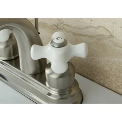 New Restoration 4-Inch Centerset Deck Mount Bathroom Faucet 4