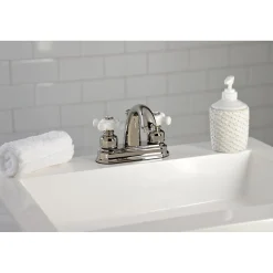 New Restoration 4-Inch Centerset Deck Mount Bathroom Faucet 4