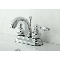 Restoration 4-Inch Centerset Bathroom Faucet 4
