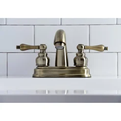 Restoration 4-Inch Centerset Bathroom Faucet 4