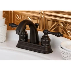 Restoration 4-Inch Centerset Bathroom Faucet 4