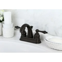 Restoration 4-Inch Centerset Bathroom Faucet 4