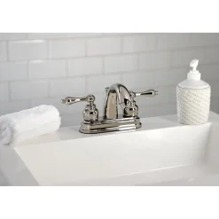 Restoration 4-Inch Centerset Bathroom Faucet 4