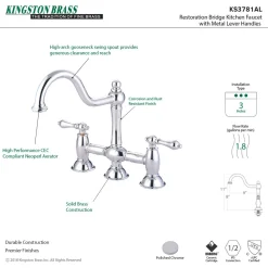Best Restoration Kitchen Bridge Faucet Bridge Faucets