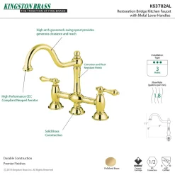 Best Restoration Kitchen Bridge Faucet Bridge Faucets