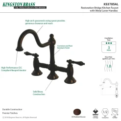 Best Restoration Kitchen Bridge Faucet Bridge Faucets