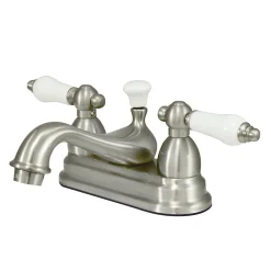 Discount Restoration Lever-Handle 4-Inch Centerset Bathroom Faucet 4" Center Set