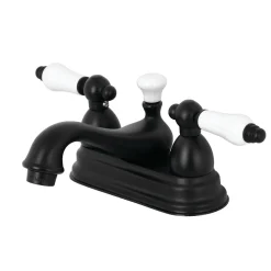 Discount Restoration Lever-Handle 4-Inch Centerset Bathroom Faucet 4
