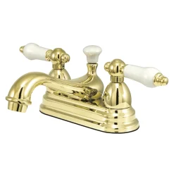 Discount Restoration Lever-Handle 4-Inch Centerset Bathroom Faucet 4
