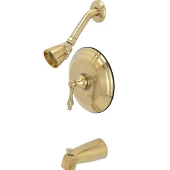 Outlet Restoration Lever Handle Tub and Shower Faucet Tub & Shower Sets