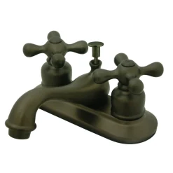 Online Restoration Two-Handle 4-Inch Centerset Bathroom Faucet 4