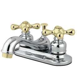 Online Restoration Two-Handle 4-Inch Centerset Bathroom Faucet 4