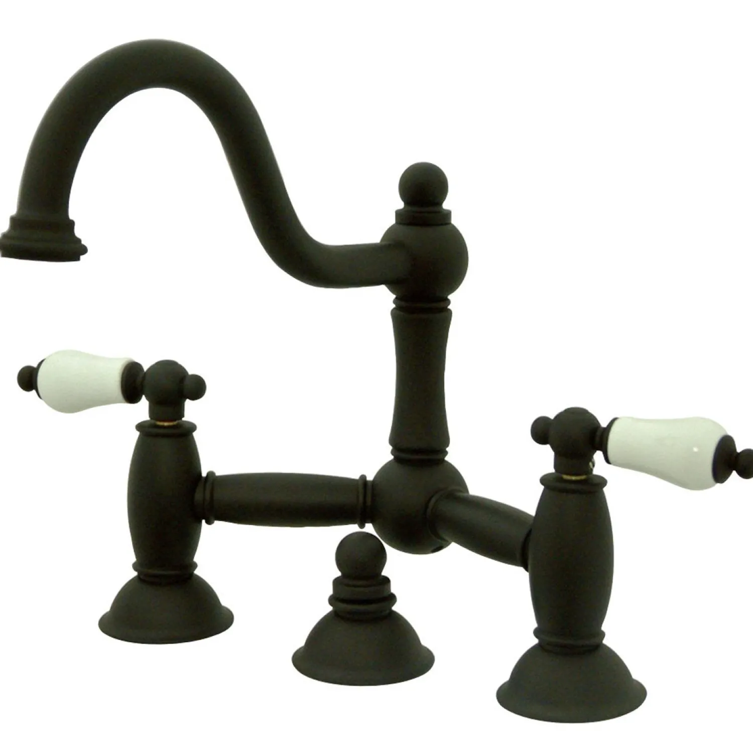 Best Restoration Two-Handle Bathroom Bridge Faucet 8" Widespread
