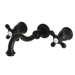 Best Restoration Two-Handle Three-Hole Wall Mount Roman Tub Faucet Tub Faucets