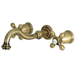 Best Restoration Two-Handle Three-Hole Wall Mount Roman Tub Faucet Tub Faucets
