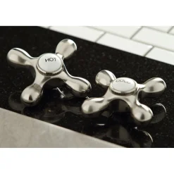 Best Restoration Two-Handle Three-Hole Wall Mount Roman Tub Faucet Tub Faucets