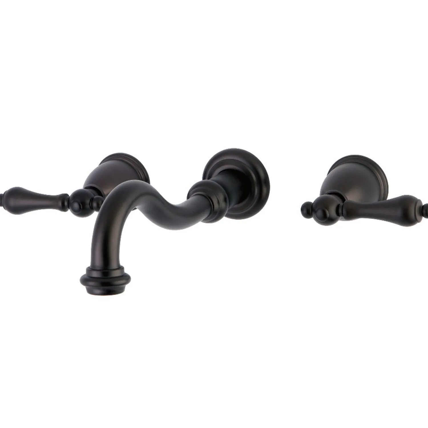 Clearance Restoration Two-Handle 3-Hole Wall Mount Roman Tub Faucet Tub Faucets