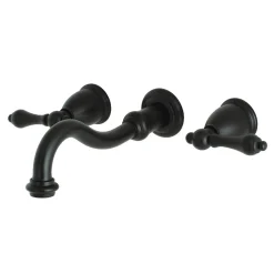 Clearance Restoration Two-Handle 3-Hole Wall Mount Roman Tub Faucet Tub Faucets