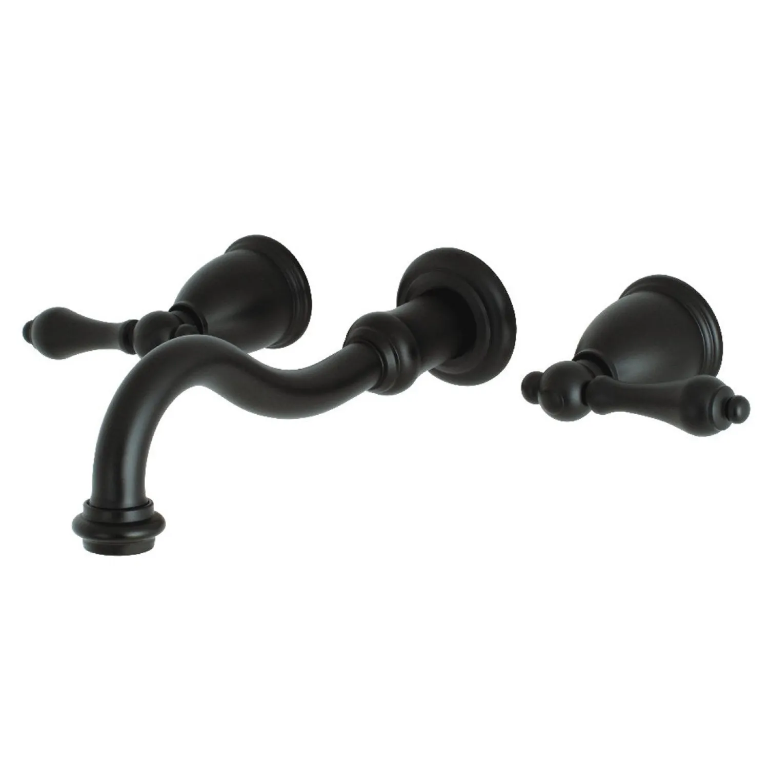 Clearance Restoration Two-Handle 3-Hole Wall Mount Roman Tub Faucet Tub Faucets