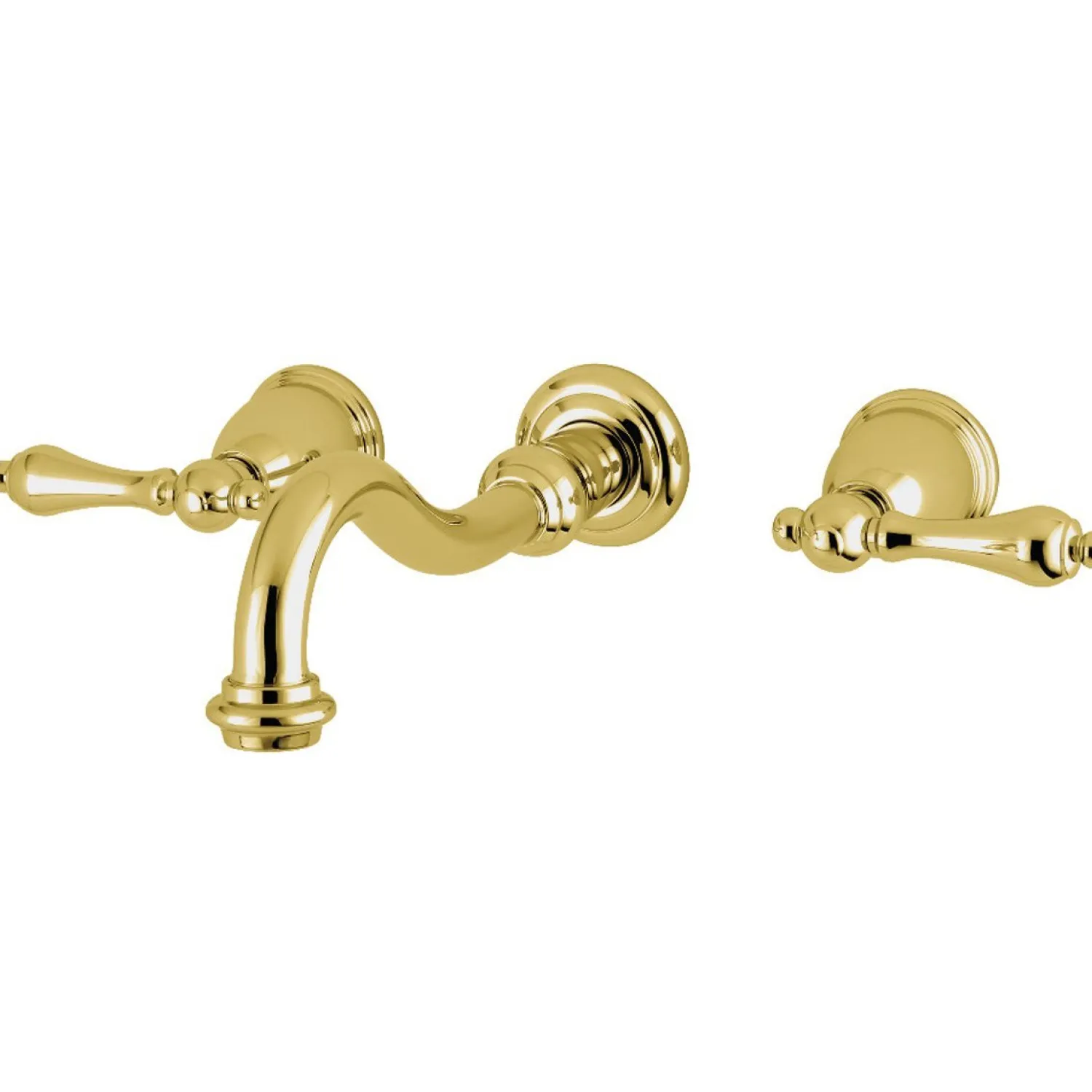 Clearance Restoration Two-Handle 3-Hole Wall Mount Roman Tub Faucet Tub Faucets