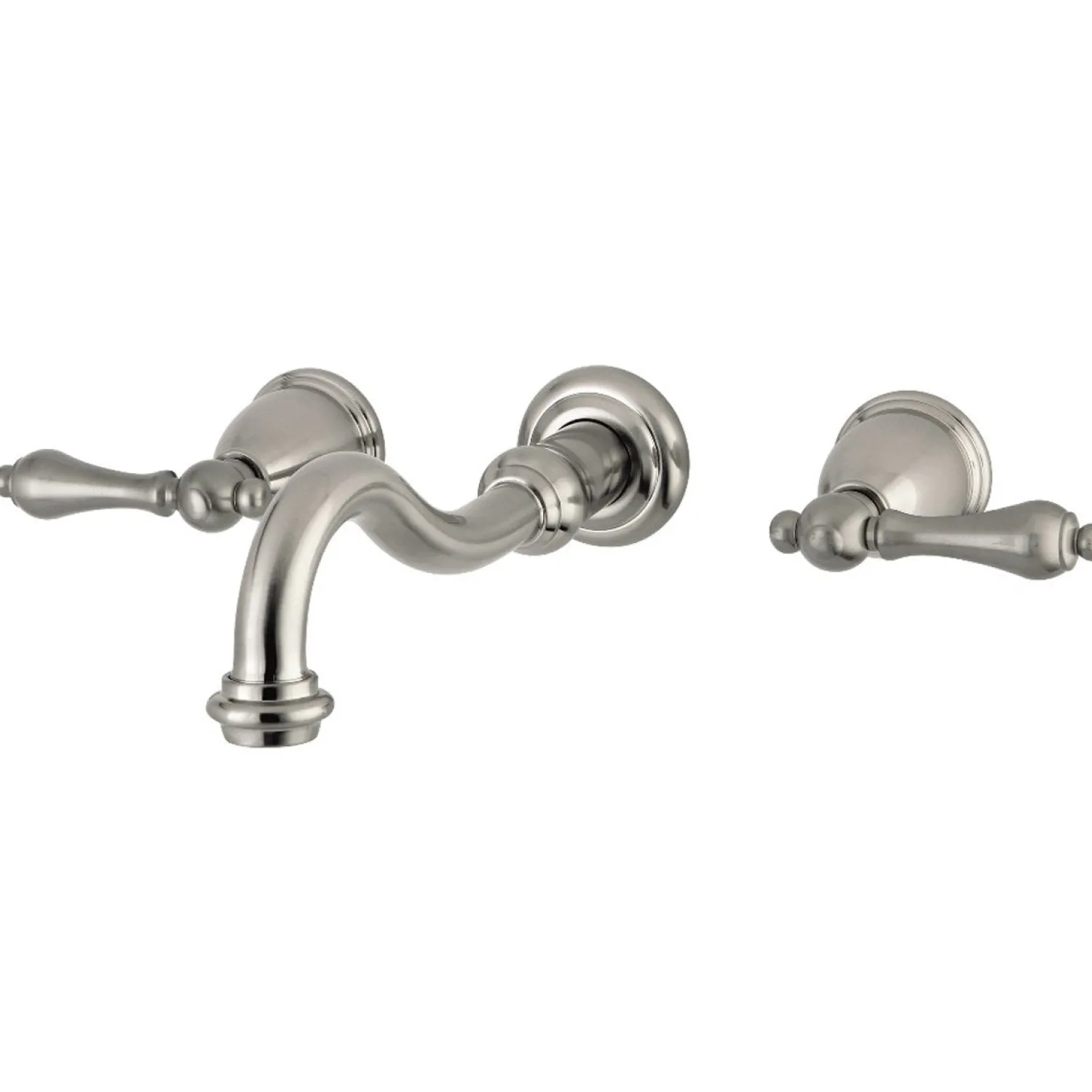 Clearance Restoration Two-Handle 3-Hole Wall Mount Roman Tub Faucet Tub Faucets