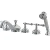 New Restoration Three Handle Roman Tub Filler with Hand Shower Tub Faucets