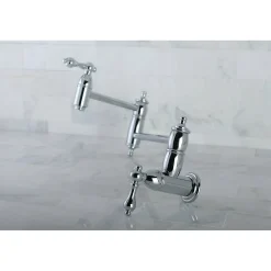 New Restoration Wall Mount Pot Filler Kitchen Faucet Wall Mounted Kitchen Faucets|Single Hole