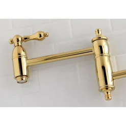 New Restoration Wall Mount Pot Filler Kitchen Faucet Wall Mounted Kitchen Faucets|Single Hole