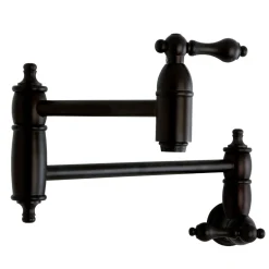 New Restoration Wall Mount Pot Filler Kitchen Faucet Wall Mounted Kitchen Faucets|Single Hole