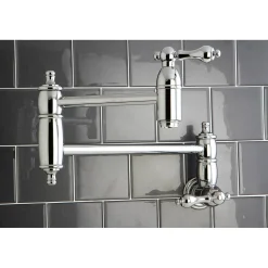 New Restoration Wall Mount Pot Filler Kitchen Faucet Wall Mounted Kitchen Faucets|Single Hole