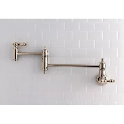 New Restoration Wall Mount Pot Filler Kitchen Faucet Wall Mounted Kitchen Faucets|Single Hole
