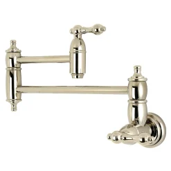 New Restoration Wall Mount Pot Filler Kitchen Faucet Wall Mounted Kitchen Faucets|Single Hole